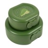 Set van 2 snackdoosjes - Snack box with clip - Mr. Alligator 